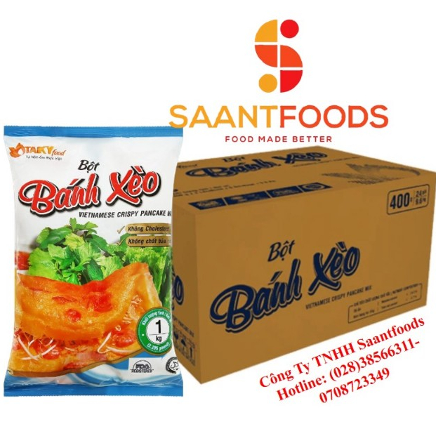 Bột Bánh Xèo Tài Ký (Thùng 10 gói) (Gói) - 1KG