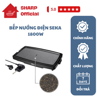 Bếp nướng điện SEKA SK540 với 5 mức nhiệt,chống dính,công suất 1800W bảo hành 12 tháng
