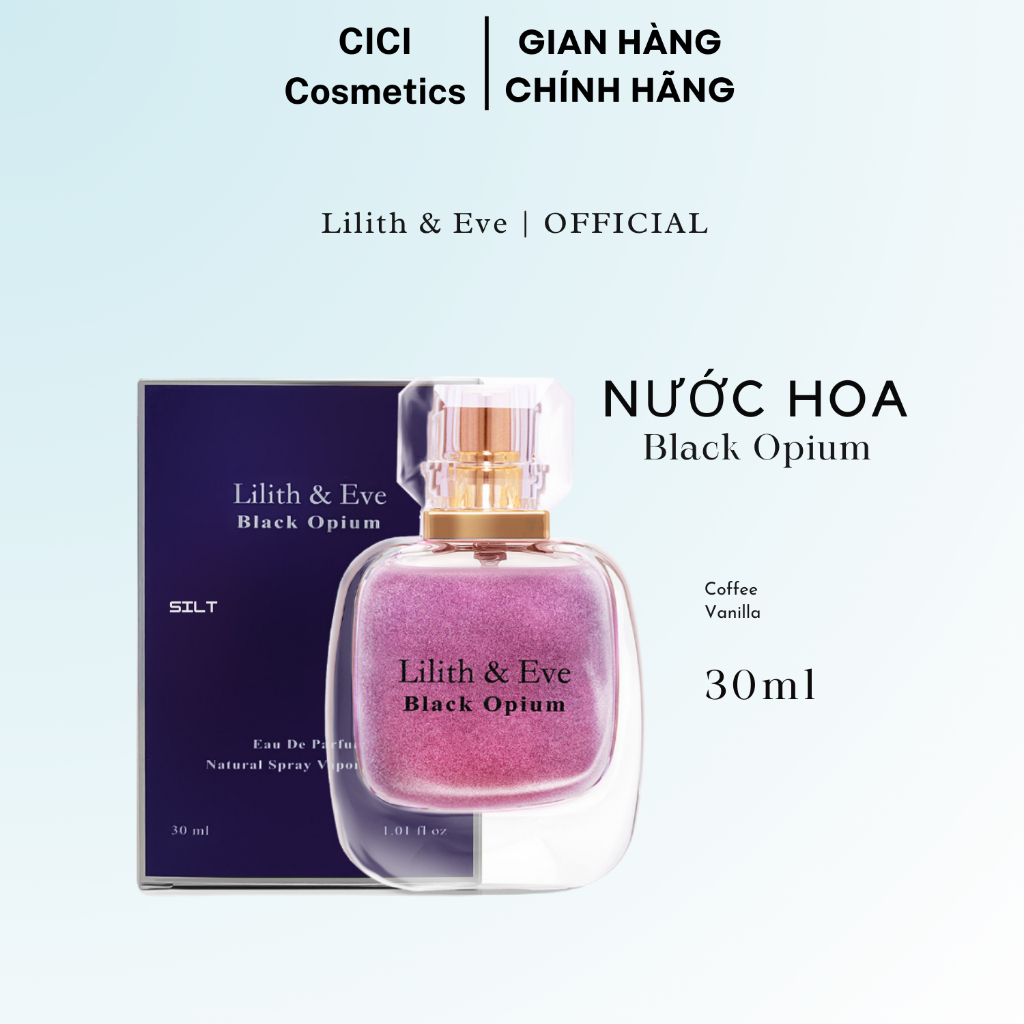 Tinh dầu nước hoa Lilith and Eve Black Opium Eau de Perfume 30ml Nước hoa nam nữ dạng xịt tiện lợi 6413