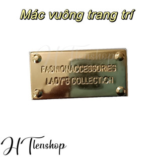 Mác vuông trang trí