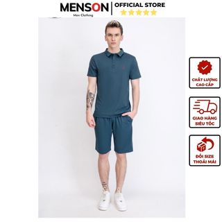 Bộ quần áo nam mùa hè thể thao Adidas Hàng Hiệu Menson MH4-43 Đồ bộ nam cộc tay chất mát mặc nhà form chuẩn đẹp 2024