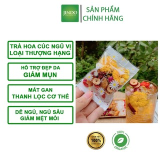 Combo 10 gói trà hoa cúc ngũ vị giúp đẹp da, ngủ ngon