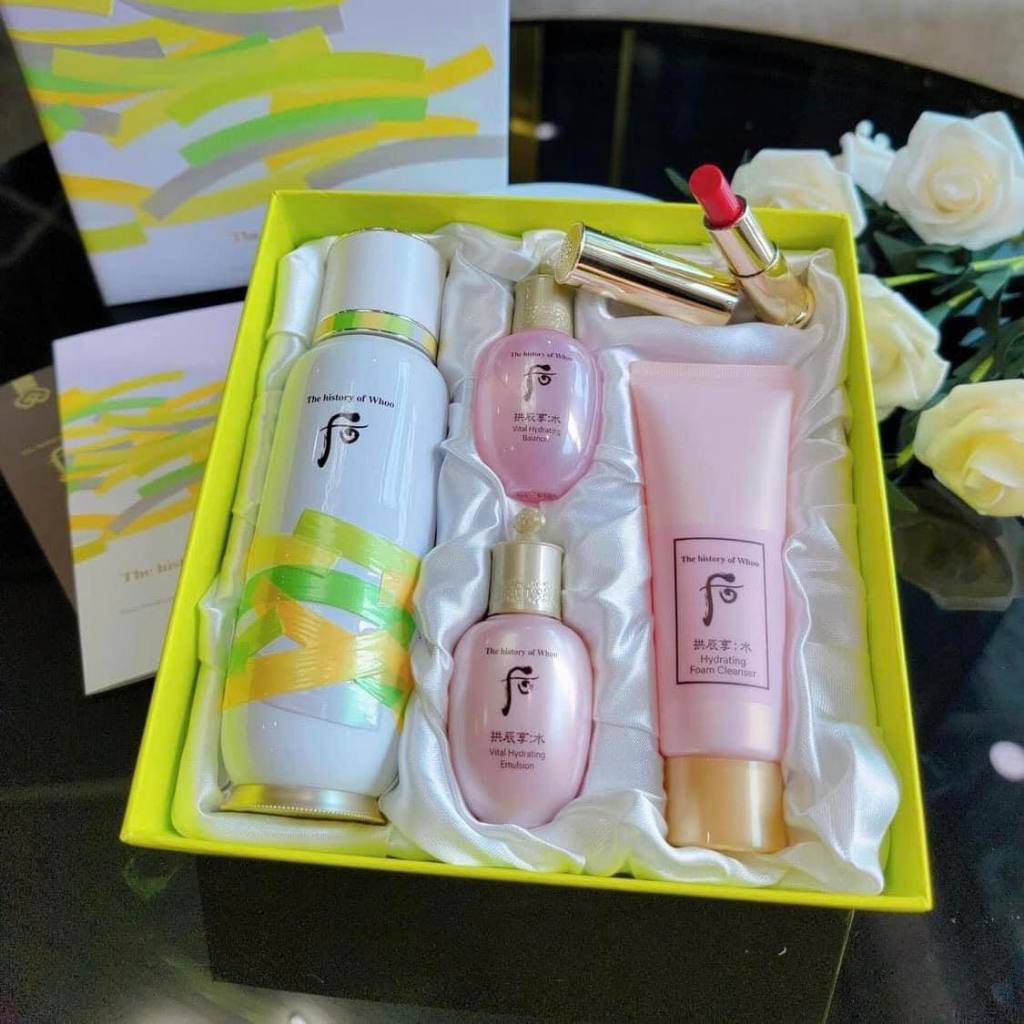 Set Tinh Chất Khởi Nguồn Whoo Bichup First Care Moisture Anti-Aging Essence Limited