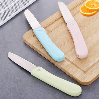 Dao gọt vỏ trái cây - dao gập lưỡi thép mới r4 - cắt hoa quả du lịch