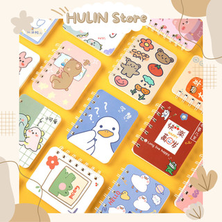 Sổ lò xo mini cute dễ thương có dòng kẻ khổ A7
