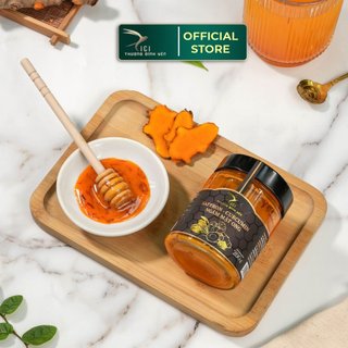 Mật ong ngâm Saffron Curcumin CiCi Thượng Đỉnh Yến cao cấp thượng hạng lọ 200g