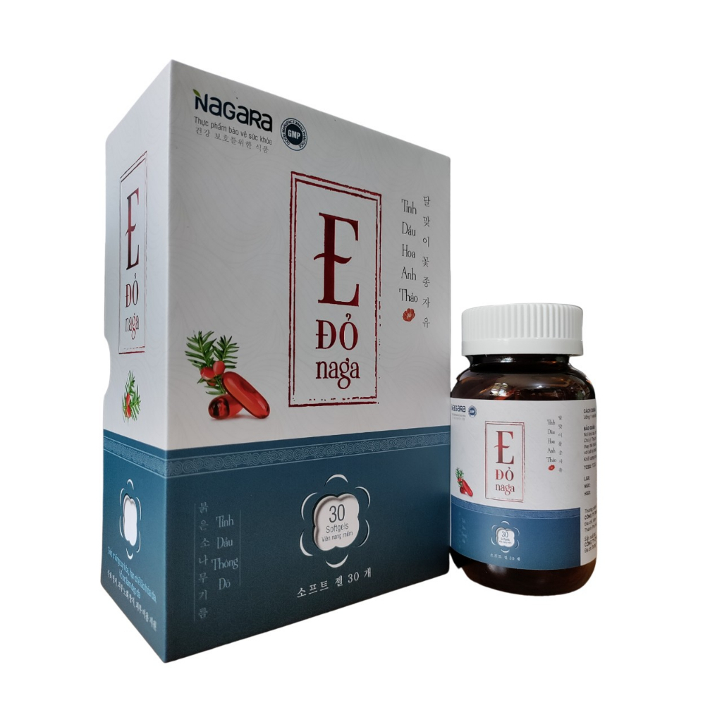 E đỏ Naga-hỗ trợ chống oxy hoá,giúp làm đẹp da