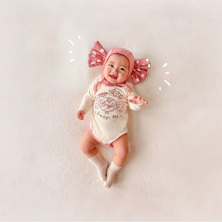 Bodysuit Kẹo Hồng đáng yêu hàng Quảng Châu
