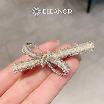 Kẹp tóc nữ Eleanor Accessories đính đá ngọc trai nhân tạo phụ kiện tóc kẹp tóc 7440