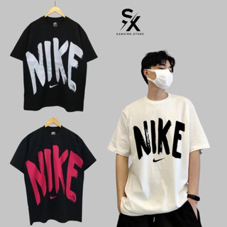 Áo thun Nike unisex nam nữ 100% cotton cao cấp áo phông nike tay lỡ oversize form rộng basic SX491