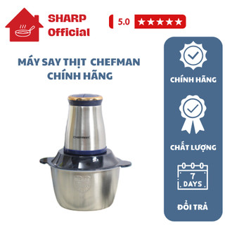Máy xay thịt, máy bóc tỏi chefman, máy xay mini, bảo hành chính hãng 12 tháng