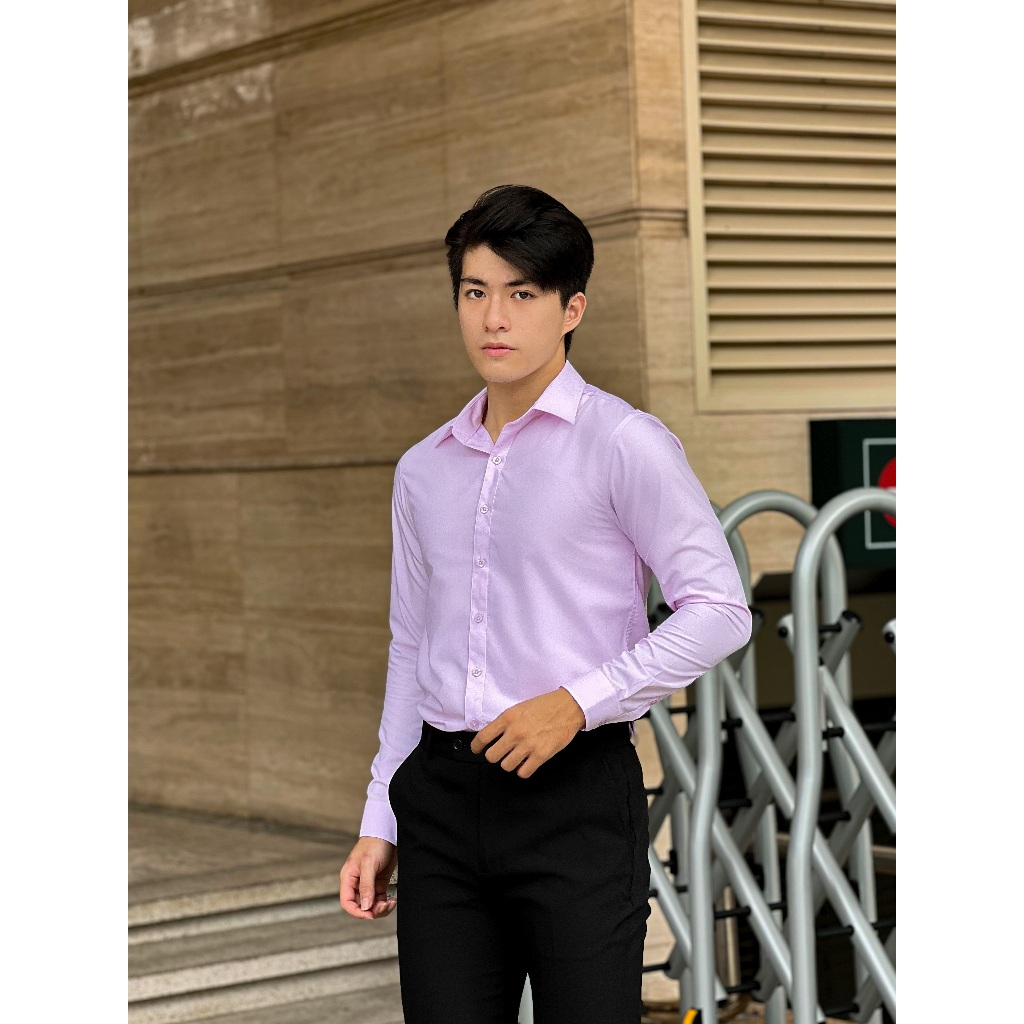 DCSMTD-NAM01-BODY Áo Sơ Mi Tay Dài Nam Body Docas Phom Regular Fit