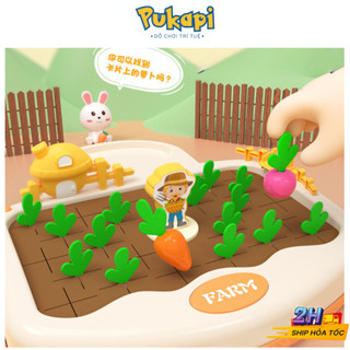 Đồ Chơi Nông Trại Nhổ Cà Rốt Đồ Chơi Montessori Thu Hoạch Trang Trại Nông Trại Phân Biệt Màu Sắc - Đồ Chơi Cho Bé PUKAPI 