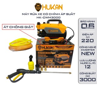 Máy rửa xe chỉnh áp HUKAN CWM3000, Công suất 3000W, Có ÁT CHỐNG GIẬT, Công nghệ INVERTER MỚI
