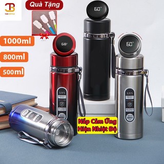 Bình giữ nhiệt TAM BOTTLE 500ml-1000m cao cấp có nắp lọc trà - Bình đựng nước giữ nhiệt lớn tiện lợi lõi inox 304- BTC02