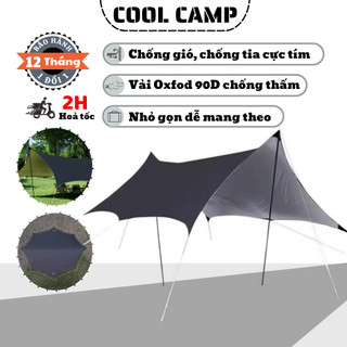 Tăng Lều Bạt Cắm Trại, Dã Ngoại, Dã Ngoại, Du Lịch Gấp Gọn Tiện Lợi Vải Chống Tia UV Chống Nước.