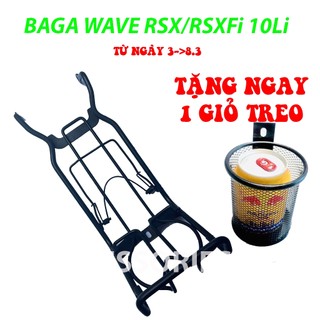 Baga rsx,rsx fi các đời 2014-2024 mẫu đen/titan/inoxcao cấp dày 10li pkph