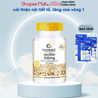 Mầm đậu nành Đức tăng vòng 1 chính hãng Warnke Đức hỗ trợ cân bằng nội tiết tố nữ | ALIA