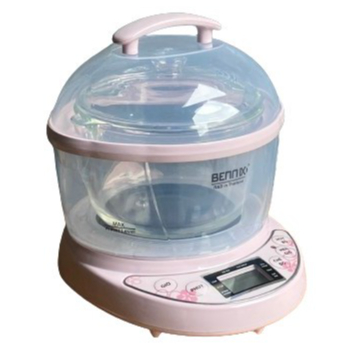 Máy Chưng Yến Cách Thủy Bennix BN-07SLC, Nồi Tiềm Hầm Chưng Yến Nấu Cháo Chậm Thố Thủy Tinh Cao Cấp 0.7L