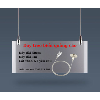 Kit thả trần, cáp treo biển, cáp treo tranh ảnh, cap treo biển quảng cáo, cáp thả trần, dây cáp treo đèn