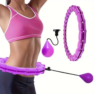 Vòng lắc eo giảm cân kết hợp giảm mỡ bụng hula hoop, lắc eo đốt cháy tan mỡ thừa eo thon dáng gọn