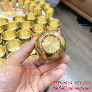 Bộ Ly Chén Đũa Dâng Đền Bằng Đồng
