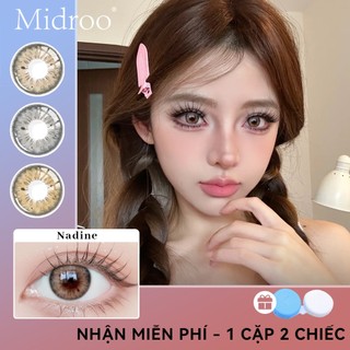 1 Cặp Kính áp tròng Midroo Lens Stunna Girl 1 Năm 0 Độ 14,2mm Kính áp tròng