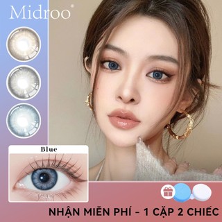 1 Cặp Kính áp tròng Midroo Lens Rich Girl 1 Năm 0 Độ 14,0mm Kính áp tròng