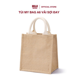 Túi my bag a6 vải sợi đay muji