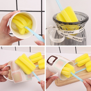 Cây rửa cốc ly chén bình sữa - dụng cụ cọ rửa vệ sinh đa năng 88441