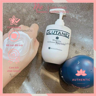 Sữa Tắm Dưỡng Trắng Da Body Glutanex Whitening In Shower Body Cream 300ml - Kem tắm kích trắng cấp tốc, chống nhăn da