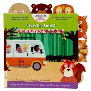 Sách - cùng khám phá: vui chơi trong rừng - song ngữ anh - việt