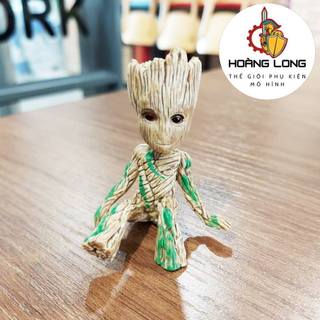 Mô hình Groot Baby, figure siêu anh hùng Avengers, quà tặng Sưu tầm, trang trí PC, bàn làm việc (phụ kiện Hoàng Long)