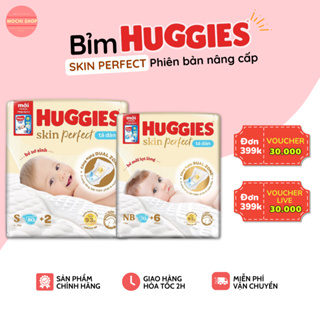 Tã dán Huggies Skin Perfect phiên bản mới size NB76 S82