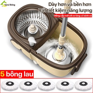 Bộ lau nhà AIGE xoay 360 độ, bộ lau nhà có bánh xe di chuyển, bộ lau nhà nhỏ gọn,bộ lau nhà tiện lợi