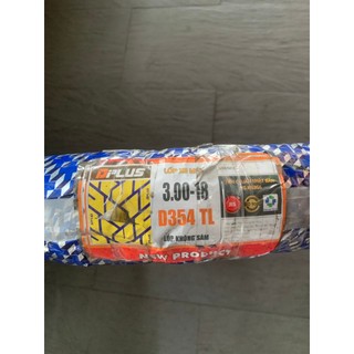 Lốp xe máy dplus 3.00-18 gai d354 vỏ trước gz 150 suzaki không ruột