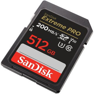 Thẻ nhớ SDXC SanDisk Extreme Pro U3 V30 512GB 200MB/s