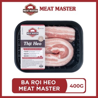 Ba rọi heo meat master vn 400g/khay