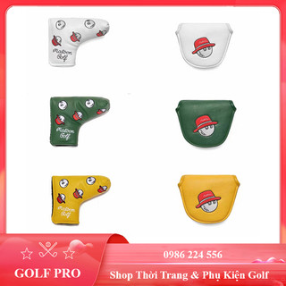 Bọc đầu gậy golf Malbon cover gậy gỗ 1 3 5 recuse da PU cam kết loại tốt