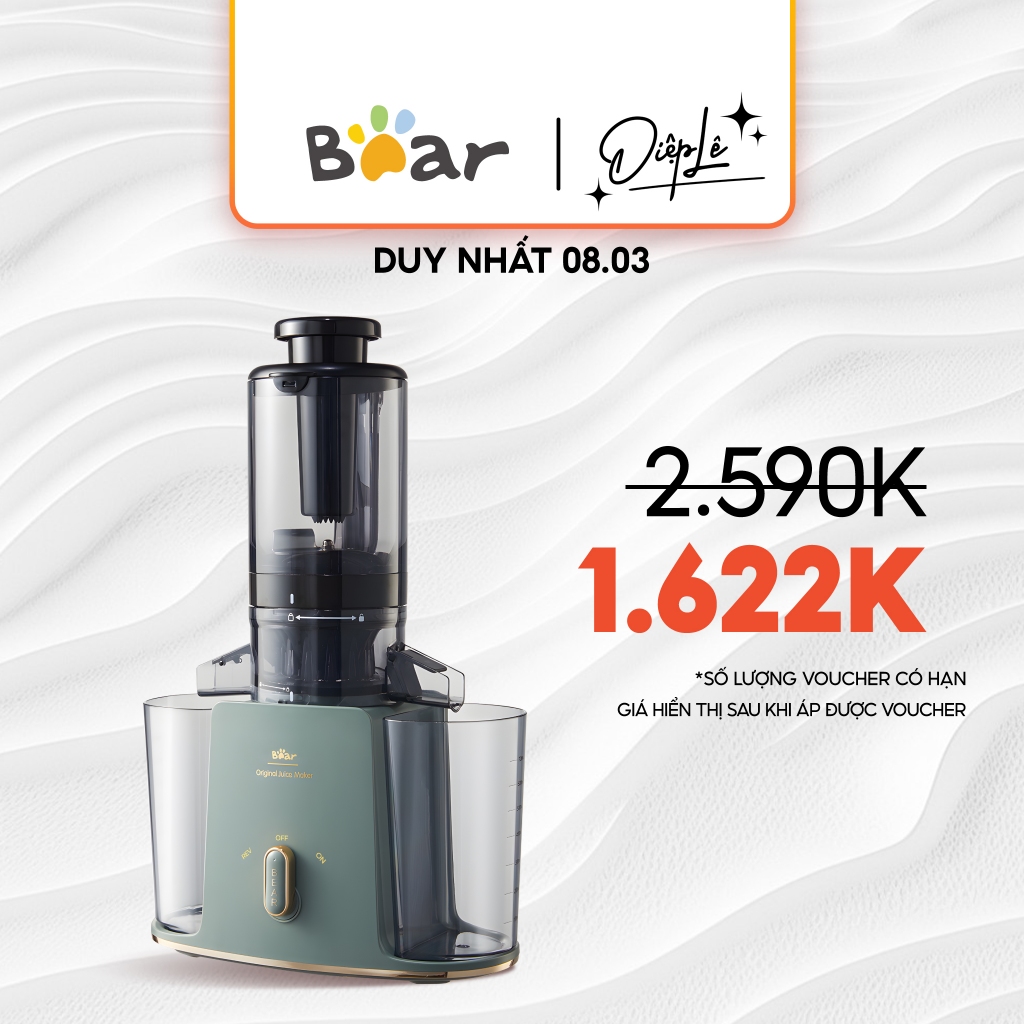 Máy ép chậm đa năng Bear YZJ-D01Y6 - Hàng Chính Hãng