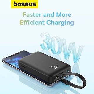 Pin sạc dự phòng không dây tích hợp nam châm baseus magnetic power bank 30w 10000mah