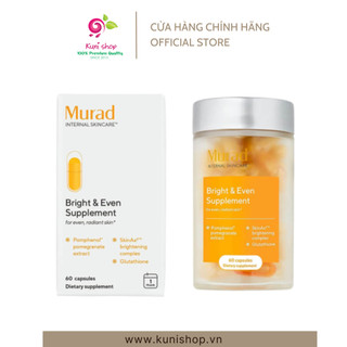 Viên Uống Chống Nắng Murad Sáng Da Và Chống Oxy Hoá Bright & Even Supplement hộp 60 viên