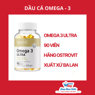 Omega3 ultra ostrovit - dầu cá - wspt 90 viên