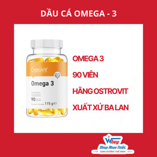 Omega3 ostrovit - dầu cá - wspt 90 viên