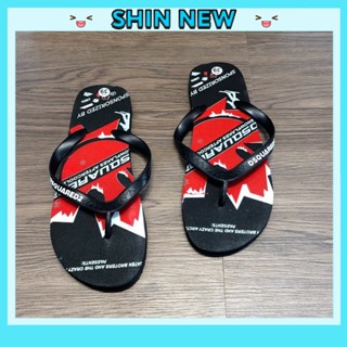 Dép tông DSQ dép kẹp đi biển, đi dạo phố nam nữ cực chất đế cao su cao cấp êm chân 2 màu đen trắng bản đẹp size 38-43