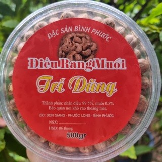 500gr- Điều rang muối xếp hoa hạt to