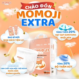 Tã bỉm momoji siêu thấm hút nb64/s60/m56/l54/xl50/xxl48