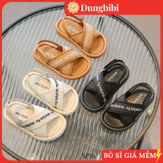 A33 Dép cho bé - Dép sandal bé trai,Dép quai đan mềm,da PU chống trượt đi biển cho bé trai từ 2 đến 12 tuổi