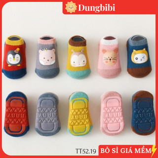 TT52 Tất chống trượt Tất chống trượt cho bé tất trẻ em chống trơn vớ cho bé trai bé gái