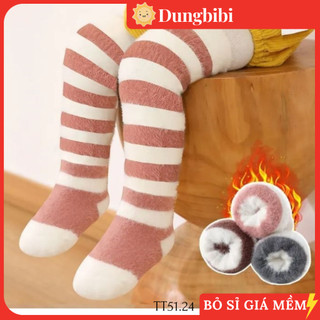 Tt51 tất trẻ em. tất/ vớ cổ dài chống trượt thu đông cho bé size 1-5 tuổi